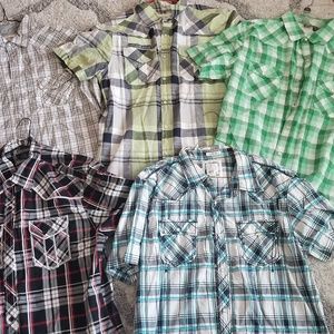 5 Mens XL Dress Shirts